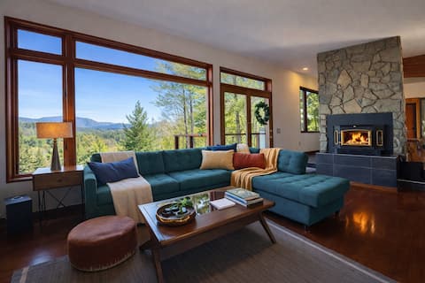 Artful Self Restoration! Japanese Tub. Fireplace