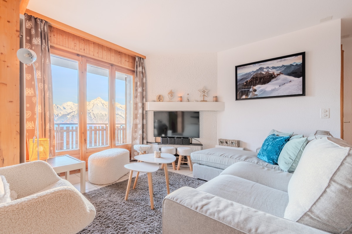 Popular Airbnb listing: Greppons P 011 - Mountain apartment 6 pers in Veysonnaz
