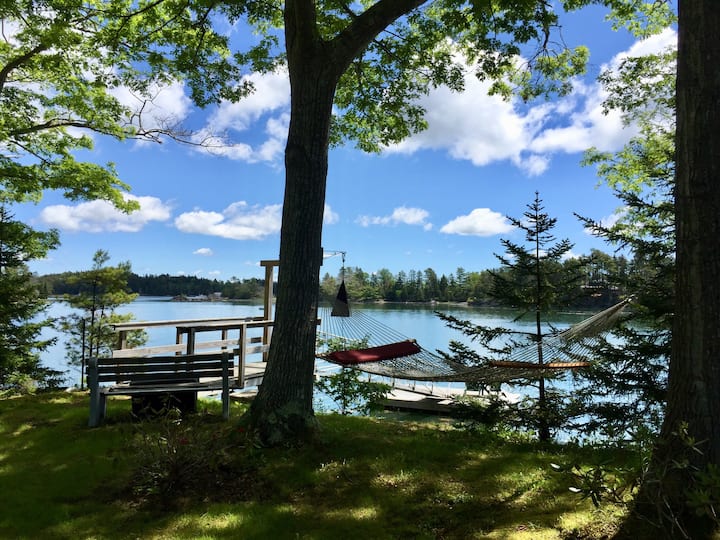 cottage with all the comforts of home situated on 3.5 acres of