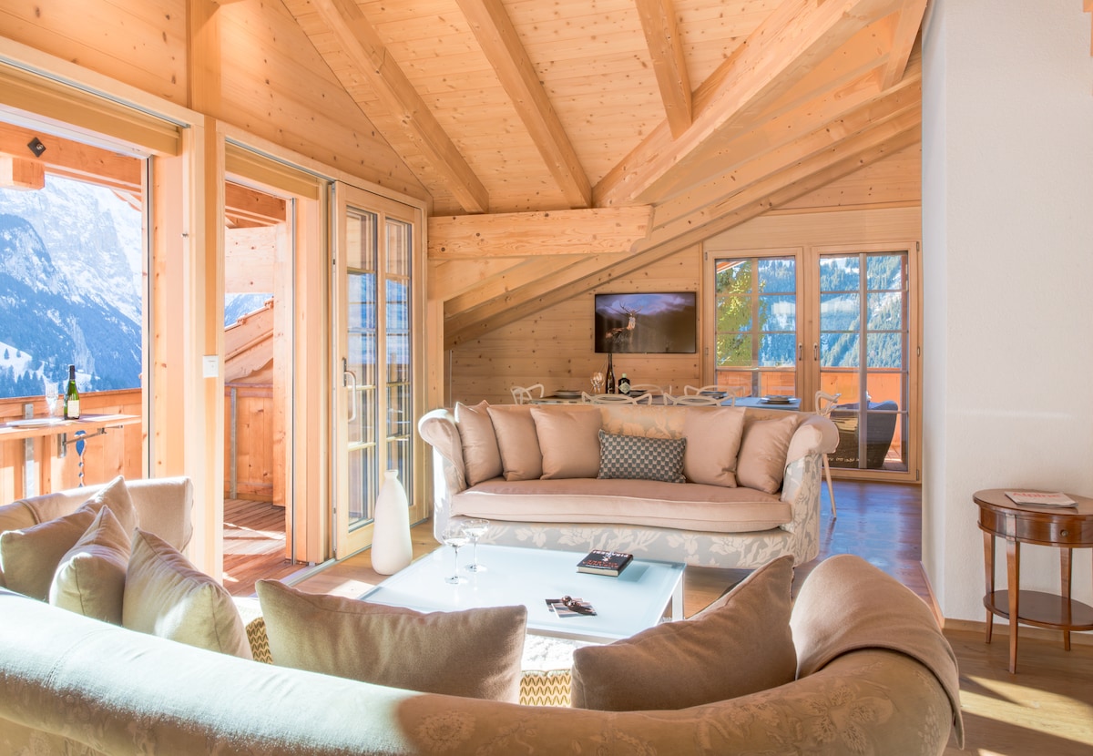 Chalet Aberot Penthouse - Apartments for Rent in Wengen, Bern