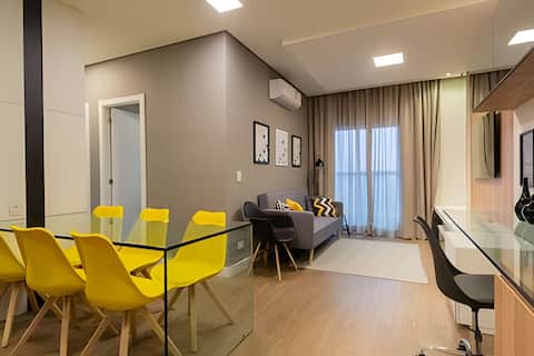 2 Bedrooms with Amazing View Garage at Batel 27a