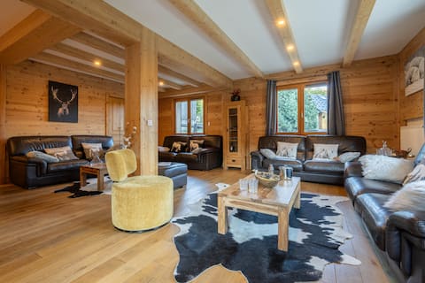 Family chalet Le Stam 20 pers. with spa, sauna and