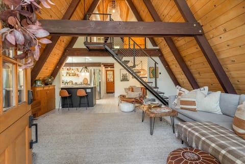 Mid Century Modern Cabin - The Tahoe A-Frame