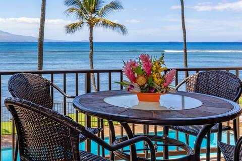 *Lauloa 204* Maui Prime Oceanfront Condo, A/C!