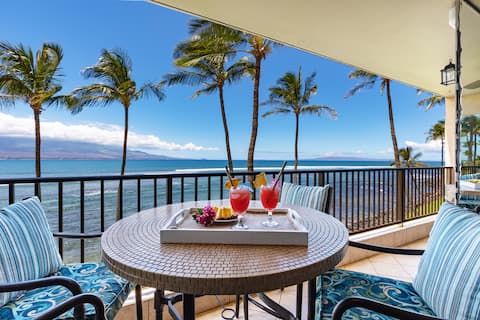 *Lauloa 309* Maui Prime Oceanfront Condo, A/C!
