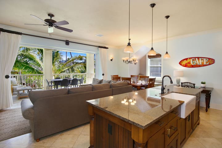 Spacious Poolside Villa | Gourmet Kitchen, Lanai