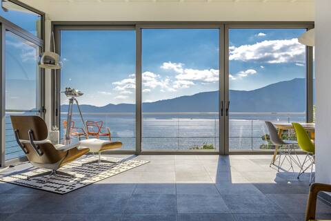 Luxury Lake Maggiore villa with pool and gym