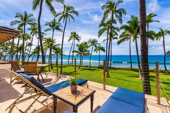 Puamana 226-2 Luxurious oceanfront home with marbl