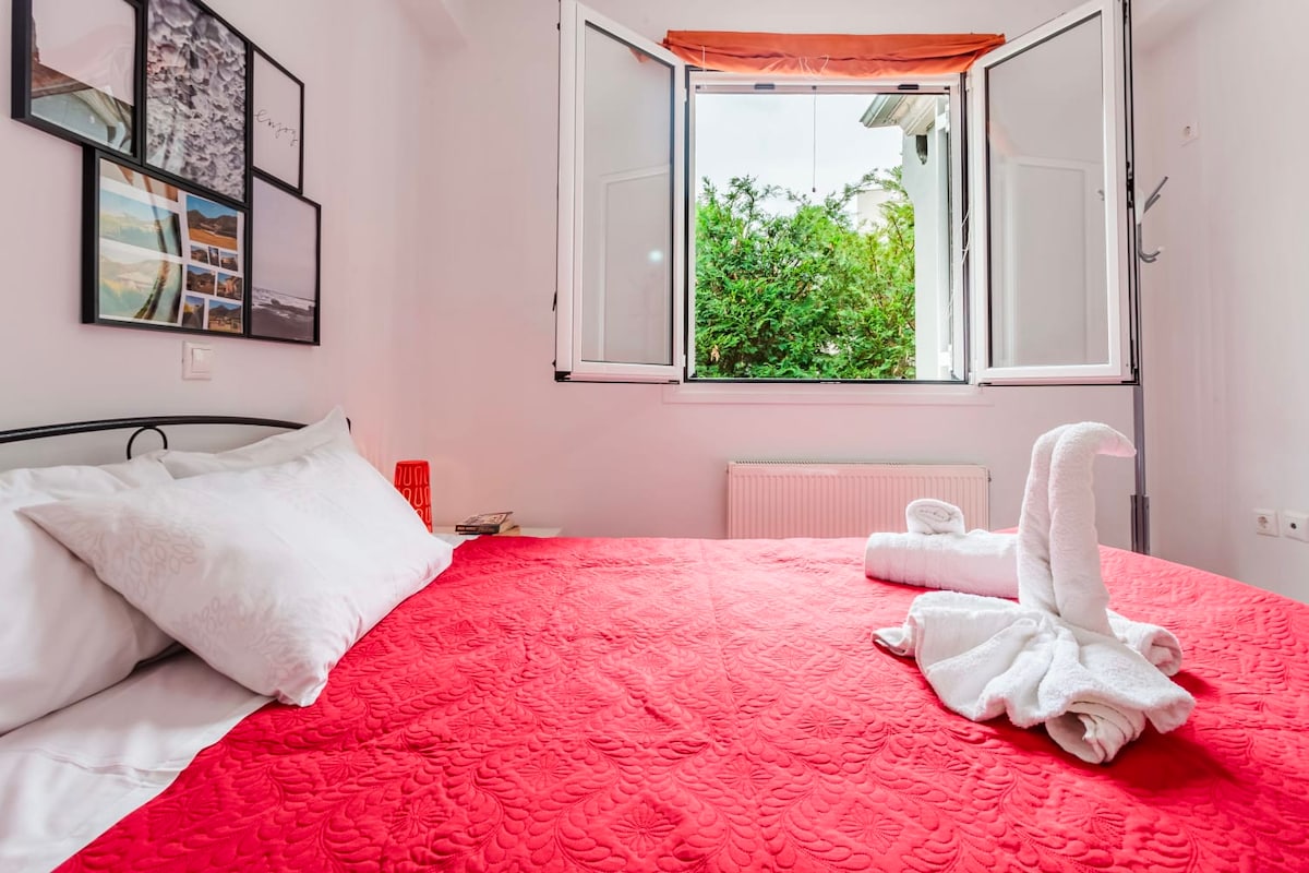 سرير مزدوج مريح للغاية.