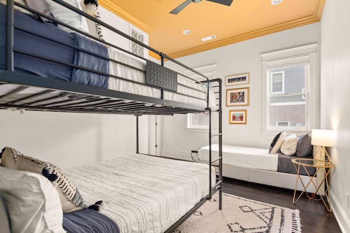 Queen over Queen bunk featuring award winning Bear Mattresses