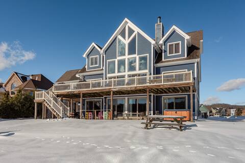 8BR |Dock | Fireplace | Hot Tub | Fire Pit [watdr]