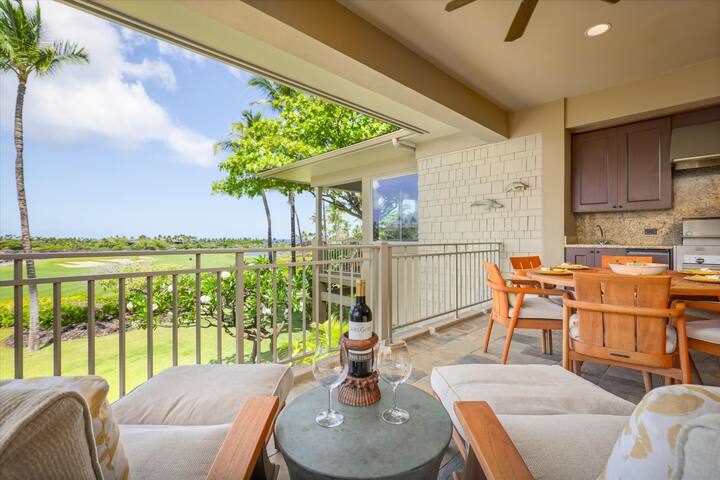Wai’ulu Villa 115D: Golfview w/AC and Resort Pool