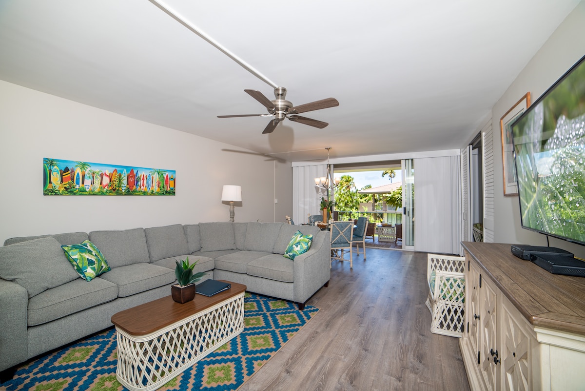 Amplia sala de estar perfecta para reuniones familiares y para descansar