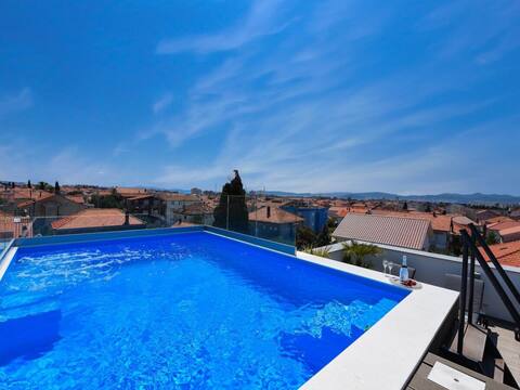 La Vie Villa Jelena with rooftop pool, Zadar count