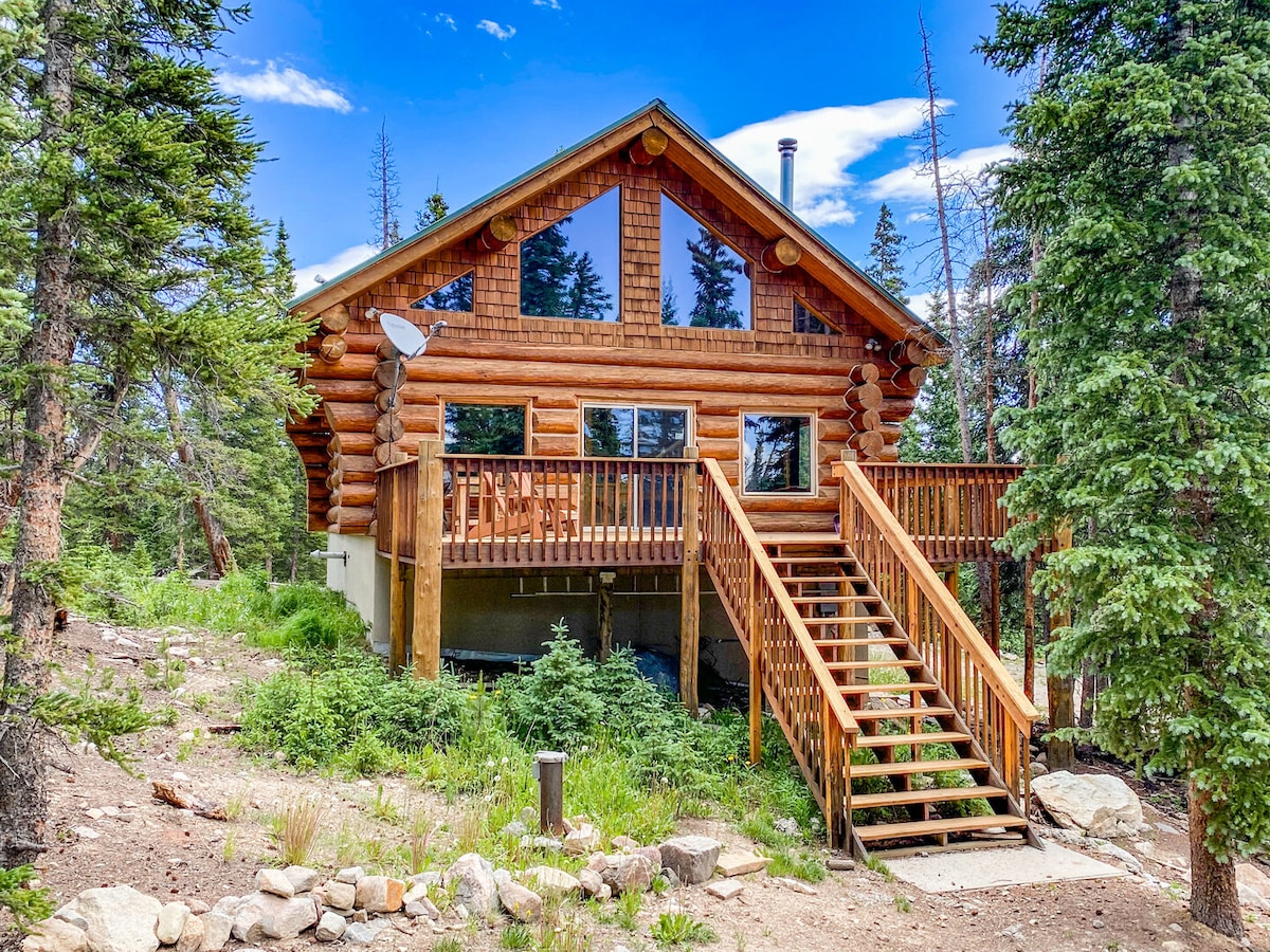 Log Home w/ Epic Mtn Views Ptarmigan Lodge Cabins for Rent in
