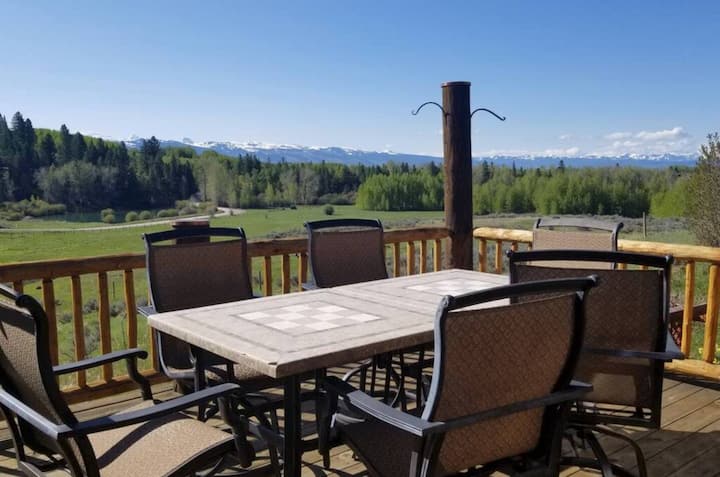 BEST Teton Views: The Ultimate Log Cabin Retreat