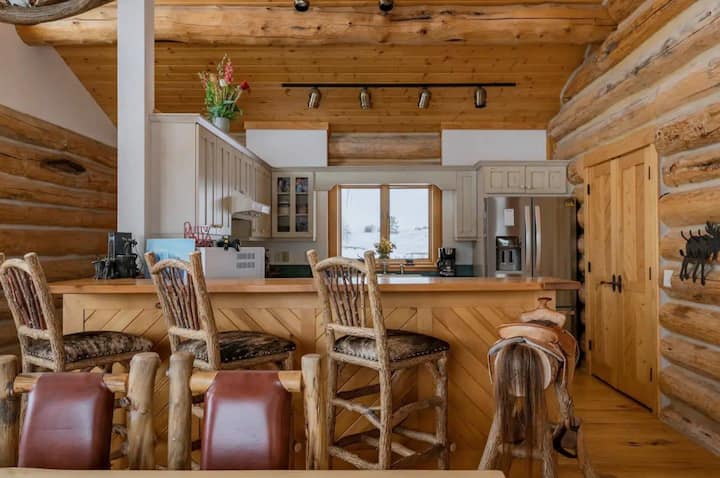 BEST Teton Views: The Ultimate Log Cabin Retreat