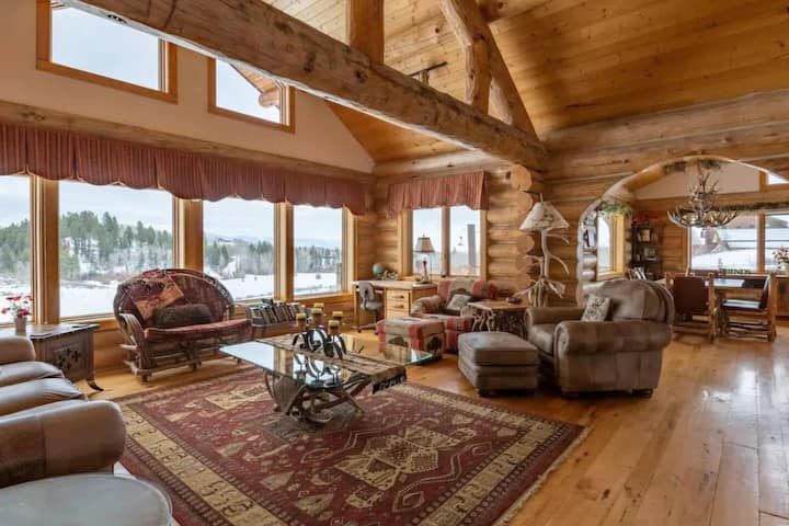 BEST Teton Views: The Ultimate Log Cabin Retreat