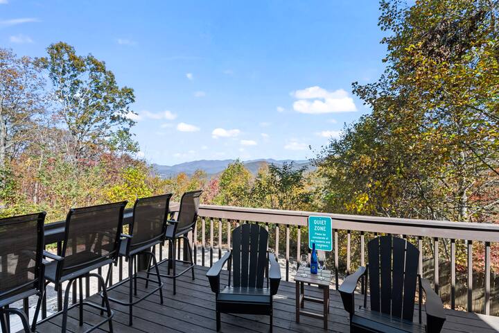 12 mins to DT Asheville & Biltmore, Fire pit, View