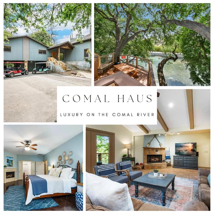 Comal Haus*private Comal River Access*accommodates 20+*2 Blocks To Downtown Nbtx - New Braunfels, TX