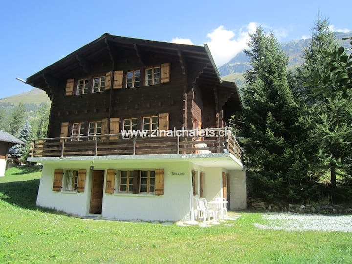 Valais De Coeur Rez - Appartement En Chalet (4 P - Zinal