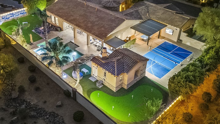 Azul: Pool, Spa, Fire Pit And Pickle Ball Court! - Indio, CA