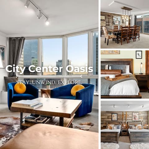 City Center Oasis: Prime Location with Views!