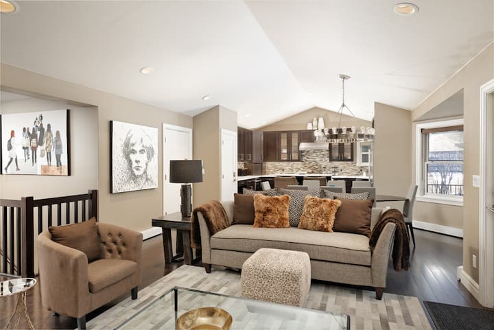 107 Park Avenue | Private Home In Aspen With Hot Tub, Pool Table, Yard, Designer Furnishings - Aspen, CO