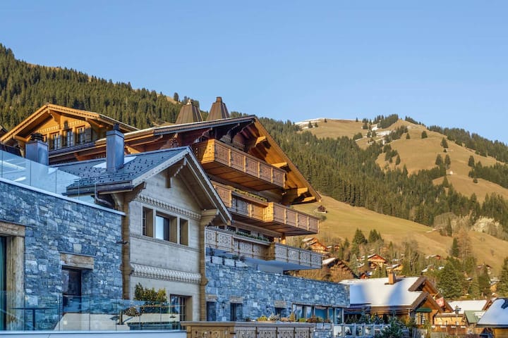 Super Luxury Serviced Apartment Next To Gstaad - Charmey