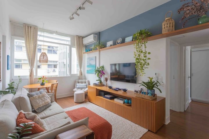 Apartamento charmoso NO MELHOR PONTO DO LEBLON