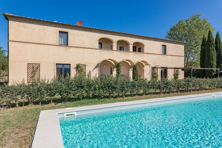 Independent Villa With Private Pool - Montalcino