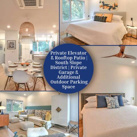 South Slope Rooftop Patio Townhome with Elevator