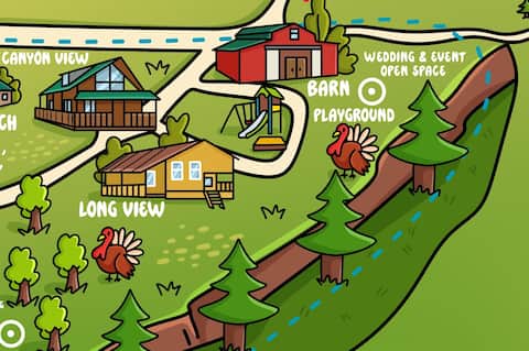 W-W: Western Town Retreat, 2 Cabins & Bardominium