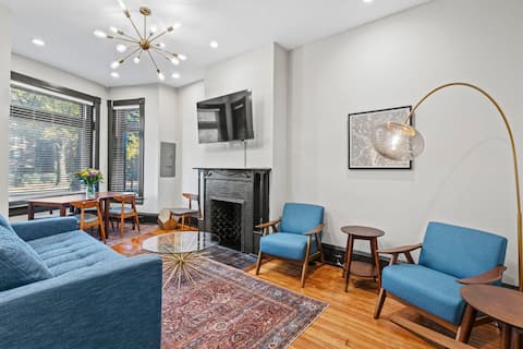 Luxury 5BR DC Townhome + Private Outdoor Patio