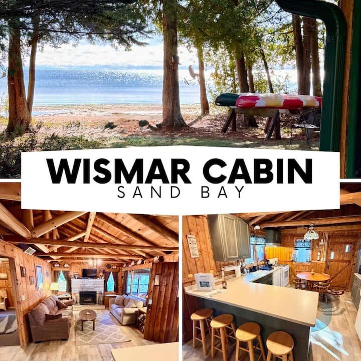 Wismar Cabin Waterfront-  Private Sand Beach - Door County, WI