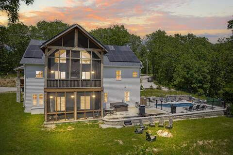 Mini Resort-Pvt Pool & HotTub-20 Acres-Games