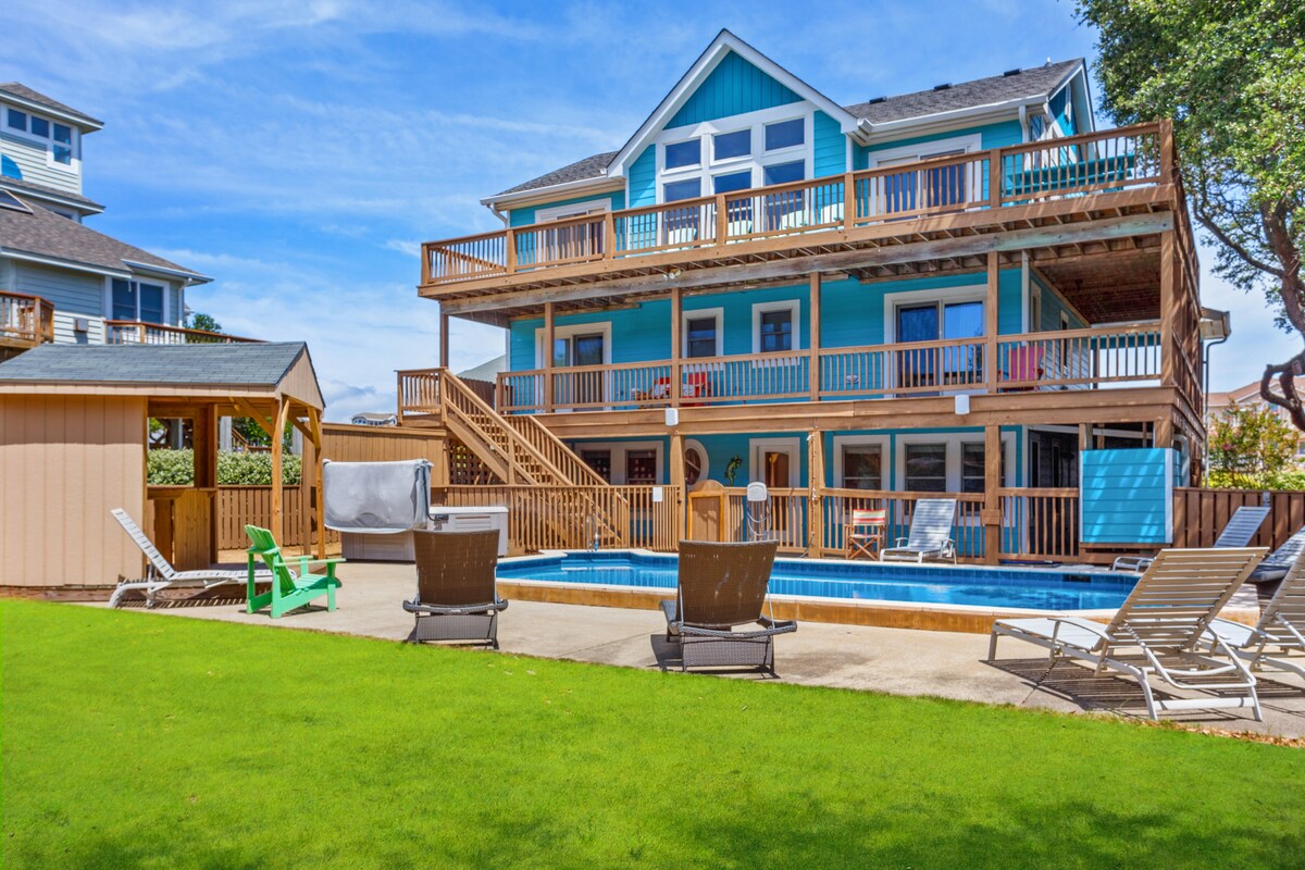 Sol Mates: Pool, Tiki Bar, 3-Min Walk Beach OBX