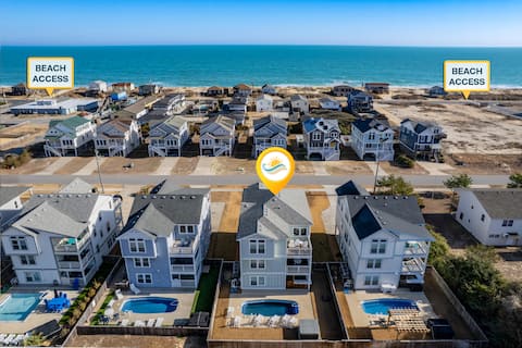 Tight Lines & Tan Lines 4 Min Walk to Beach