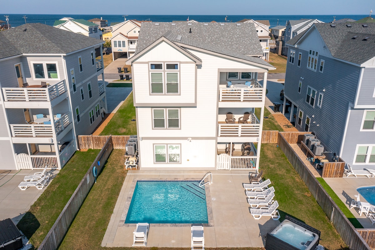 Fairways & Seaspray: Walk Beach, Pool, Hot Tub