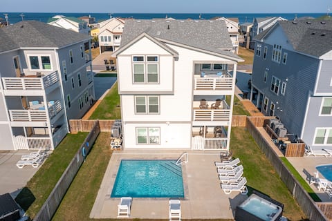 Fairways & Seaspray: Walk Beach, Pool, Hot Tub