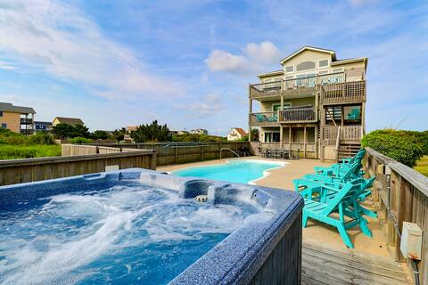 7030 Explorers Beacon * Oceanfront * Pool/Hot Tub