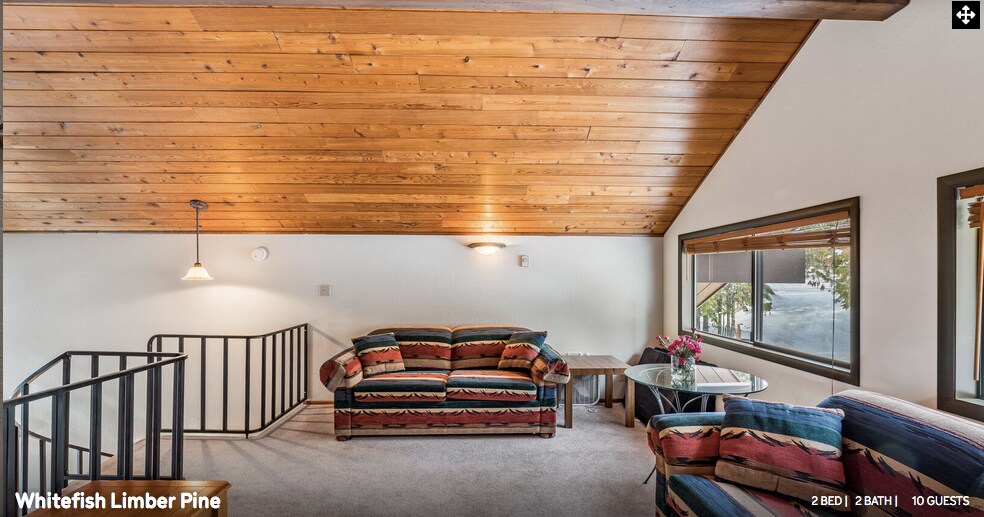 Habitación loft con 2 camas tamaño queen