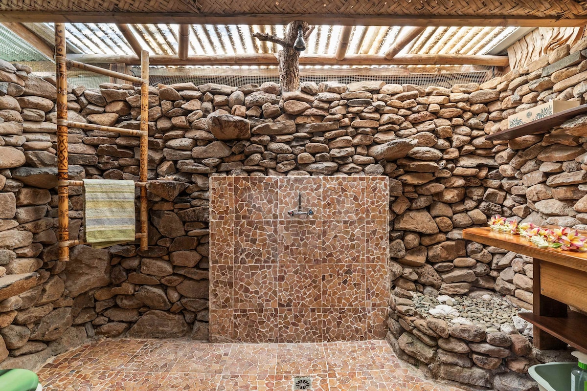 Espace intérieur du bungalow Vaiki