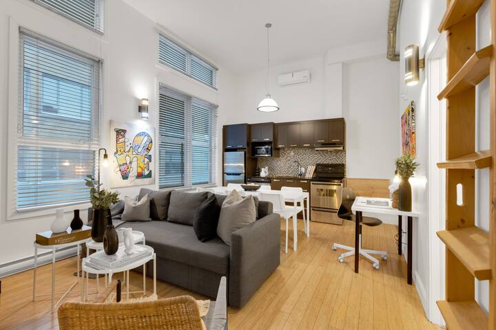 LiV MTL Main-305 Spacious 2BR + Mezzanine Loft