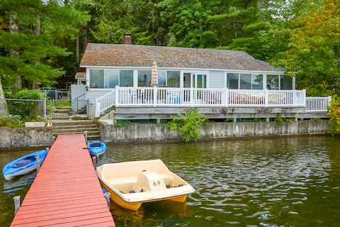 Massachusetts Lake House w/ Dock - Pets Welcome!