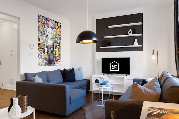 LiV MTL Chic-3 Spacious 4BR Near Downtown Montreal