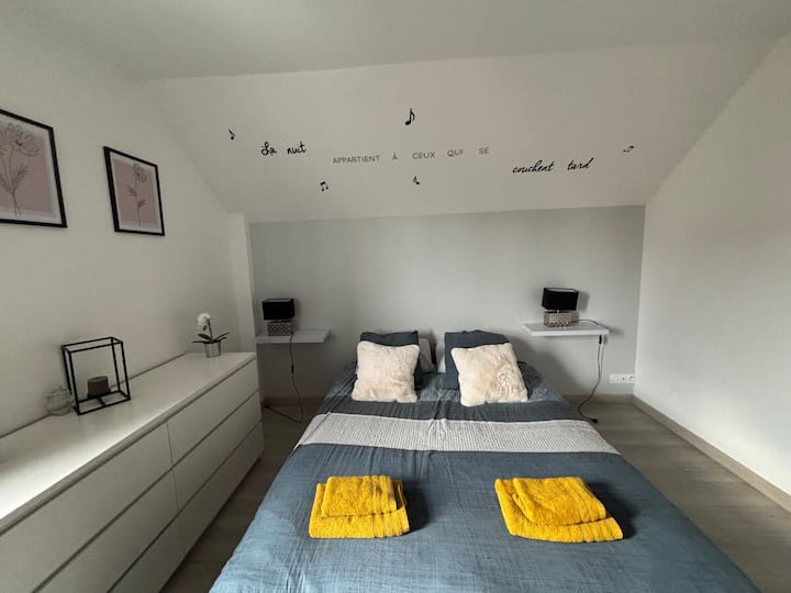 Habitación con cama de 160