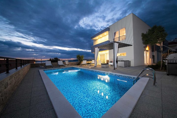 Luxury Villa Red Silk With Pool - Brela