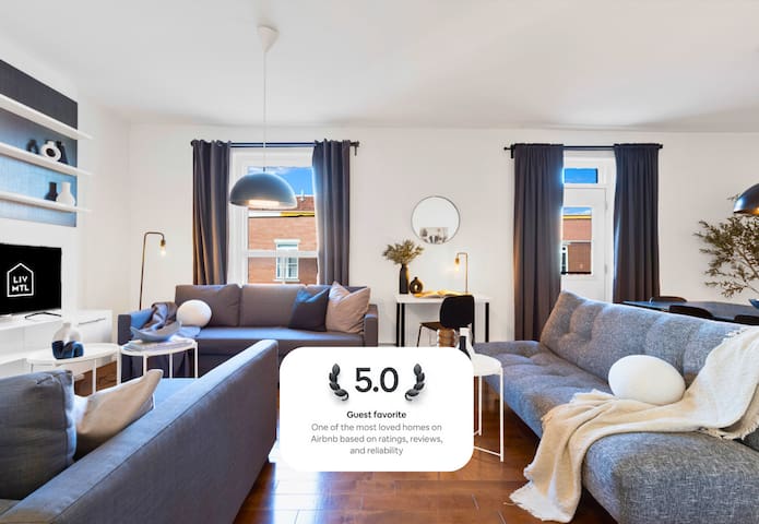 LiV MTL Chic-3 | Spacious 4BR + Near Downtown MTL