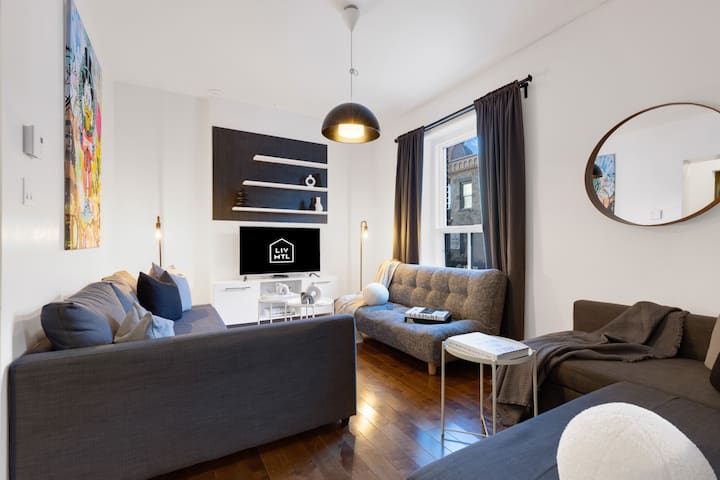 LiV MTL Chic-2 Spacious 4BR Near Downtown Montreal